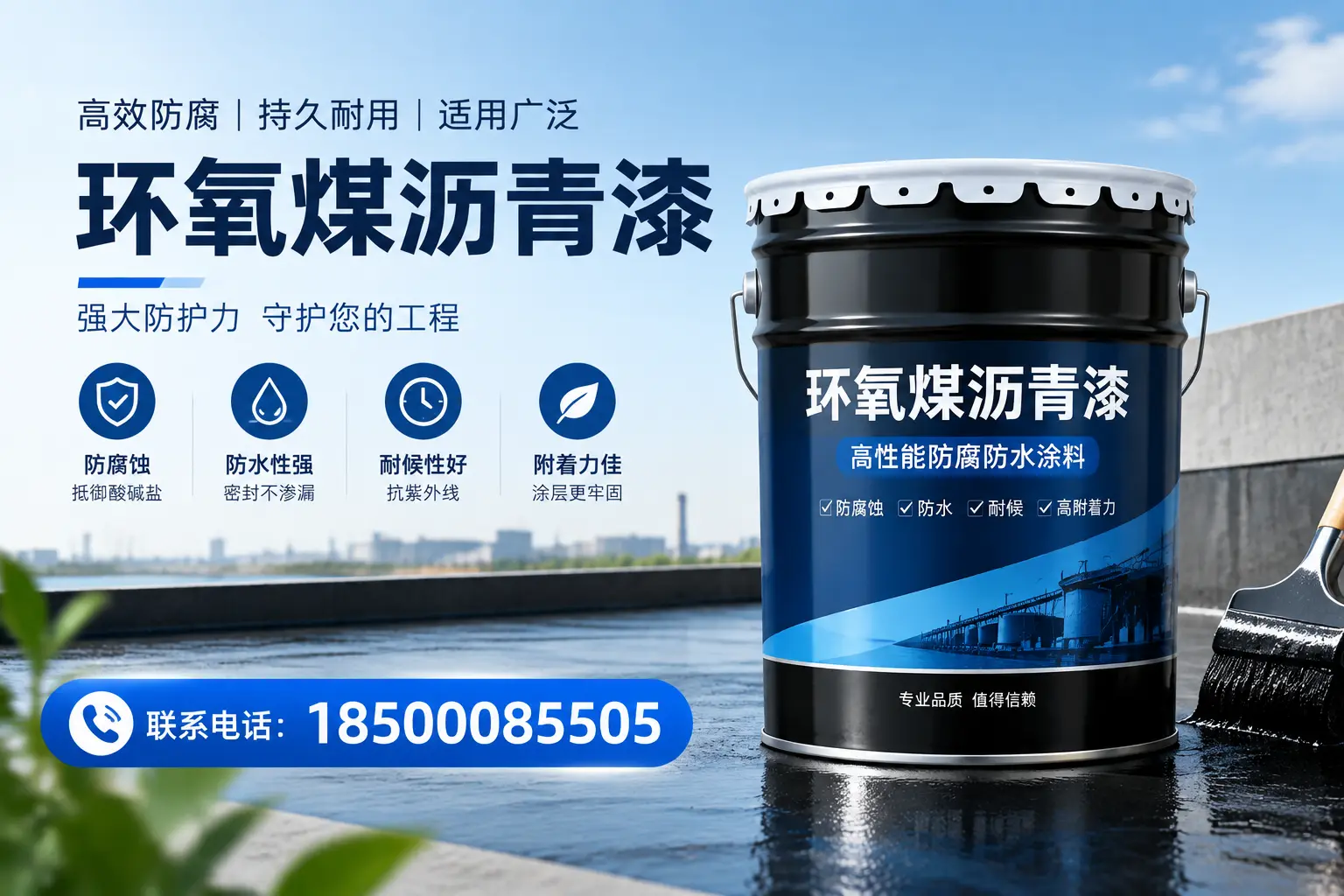 环氧煤沥青漆的施工方法详解,助力孝感企业高效完成项目